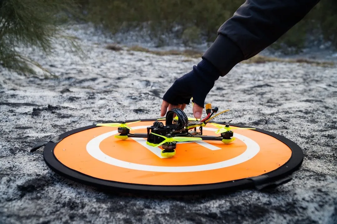 Photo Drone flying