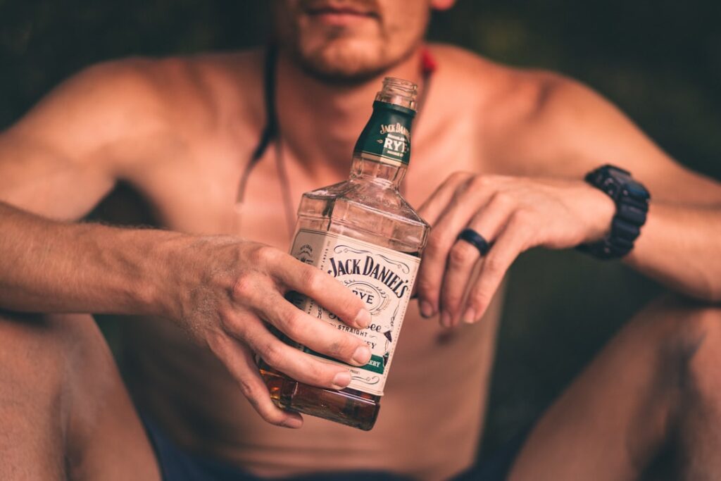 Photo alcohol and fitness