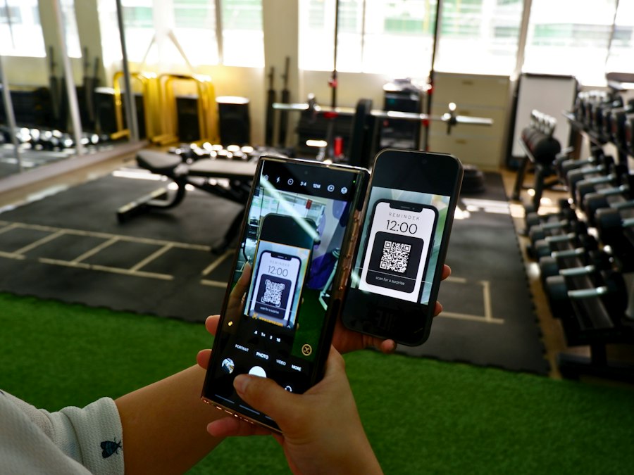 Photo fitness program tracking