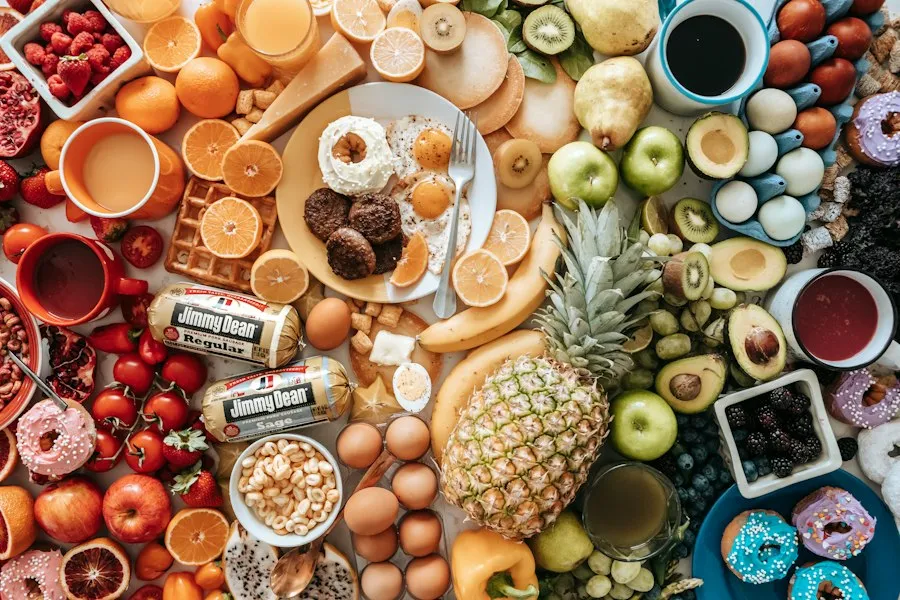 Photo macronutrients infographic