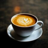 Photo coffee drink tracking latte cappuccino