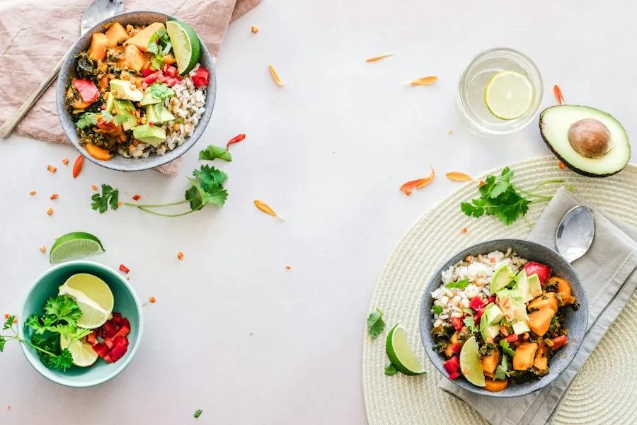 Photo balanced diet nutrition